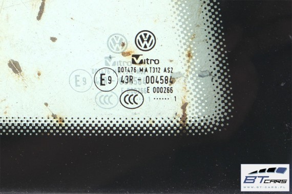 VW THE BEETLE SZYBA 5C5845041 5C5845042 KAROSERYJNA BOCZNA TYLNA TYŁ SZYBY BOCZNE TYLNE SAMOCHODOWE 5C chrom 5C5845041 5C5845042
