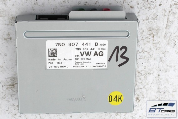 VW TIGUAN KAMERA TYŁ COFANIA 5N0827566AB + STEROWNIK MODUŁ 7N0907441B tylna 7N0 907 441 KOMPLET 5N 5N0827566 7N0907441 7N0907441