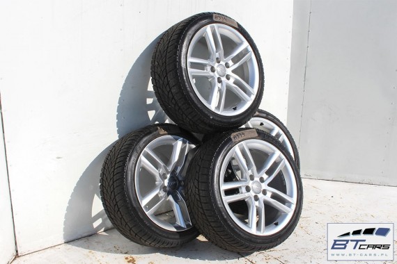 AUDI A3 TT FELGI ZIMA 18 cali OPONY KOŁA felga 8J0601025AN 9J*18H2 ET52 opona Dunlop SP Winter Sport 3D 245/40 97V 8J 8S zimowe