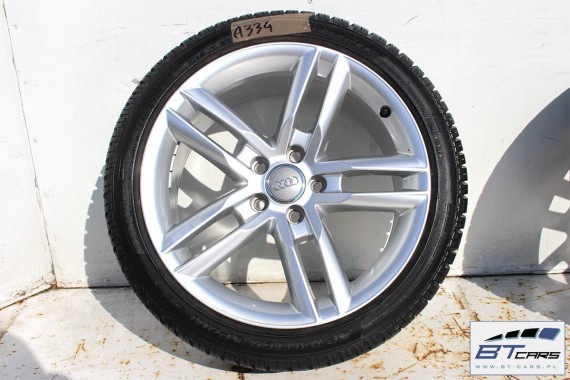 AUDI A3 TT FELGI ZIMA 18 cali OPONY KOŁA felga 8J0601025AN 9J*18H2 ET52 opona Dunlop SP Winter Sport 3D 245/40 97V 8J 8S zimowe