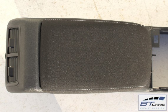 VW GOLF 7 VII TUNEL ŚRODKOWY + PODŁOKIETNIK 5G 5G1863241 5G1 863 241 TUNEL Z PODŁOKIETNIKIEM welur kolor czarny 5G0864207
