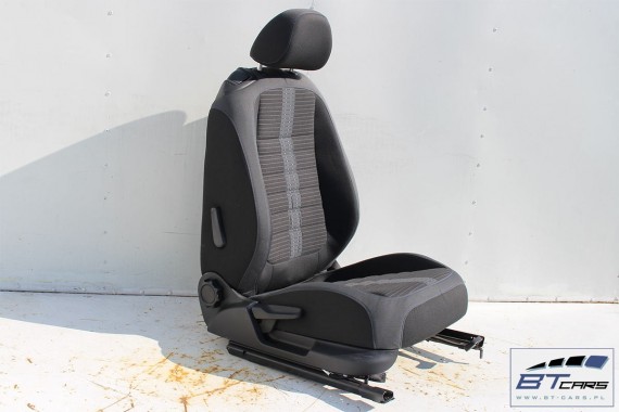 VW THE BEETLE FOTELE KOMPLET FOTELI siedzeń siedzenia fotel tapicerka 5C 5C5 welur kolor czarno - szary