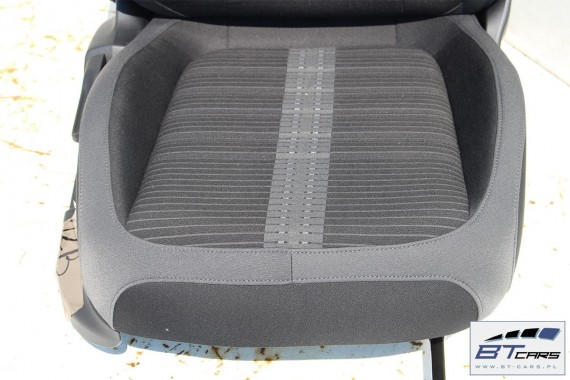 VW THE BEETLE CABRIO FOTELE KOMPLET FOTELI siedzeń siedzenia fotel tapicerka 5C 5CC welur kolor czarno - szary