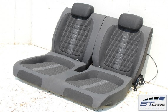 VW THE BEETLE CABRIO FOTELE KOMPLET FOTELI siedzeń siedzenia fotel tapicerka 5C 5CC welur kolor czarno - szary