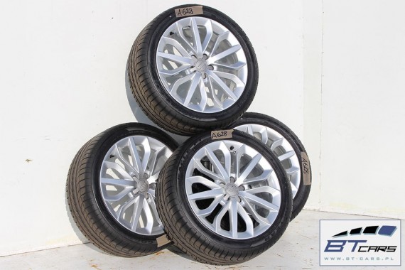 AUDI A6 A7 A8 FELGI 19 4G0601025E OPONY LATO KOŁA felga 4G0 601 025 E 8,5J*19H2 ET45 opona GOODYEAR EAGLE F1 255/40/19 100Y
