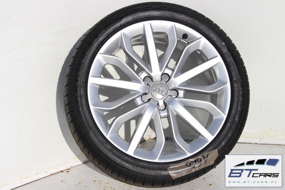 AUDI A6 A7 A8 FELGI 19 4G0601025E OPONY LATO KOŁA felga 4G0 601 025 E 8,5J*19H2 ET45 opona GOODYEAR EAGLE F1 255/40/19 100Y