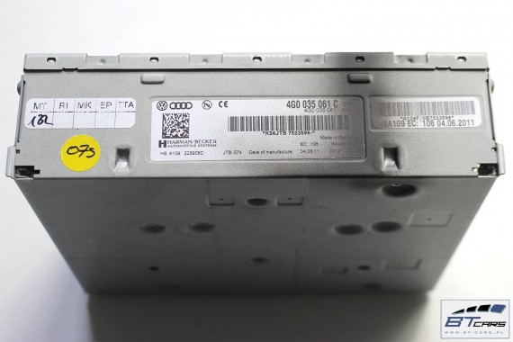 VW TOUAREG AUDI A1 A5 A6 A7 Q3 Q5 Q7 TUNER RADIOWY RADIO UNIT 4G0035061C 4G0035061G HIGH CYFROWY RADIA 4G0 035 061 C 4G0035061C