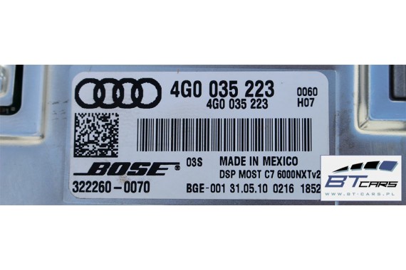 AUDI A6 A7 A8 WZMACNIACZ BOSE 4G0035223 4G0 035 223 4G0035223A 4G 4G0035223 4G0035223 4G0035223 4G0035223A 4G0035223 4G0035223
