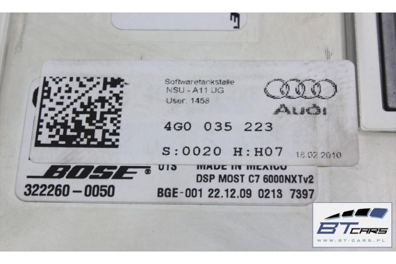AUDI A6 A7 A8 WZMACNIACZ BOSE 4G0035223 4G0 035 223 4G0035223A 4G 4G0035223 4G0035223 4G0035223 4G0035223A 4G0035223 4G0035223