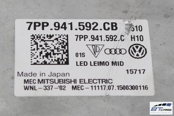 AUDI A5 8W PRZÓD Matrix maska błotniki zderzak pas przedni lampy wzmocnienie F5 błotnik lampa LY9B 8W6 Kolor: LY9B