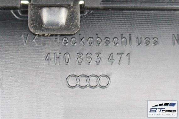 AUDI A8 BOCZEK DYWAN BAGAŻNIKA TAPICERKA 4H0863879Q 4H0863880H 4H0863471 4H0863463F 4H D4 boczki bagażnik tapicerka