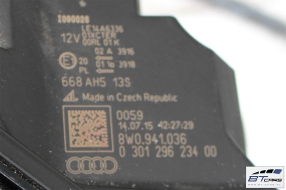 AUDI A4 S-LINE PRZÓD maska błotniki zderzak pas przedni wzmocnienie błotnik lampy MATRIX 8W B9 : W1W1 LX5R 8W0941035 8W0941036