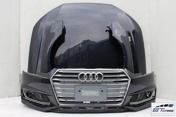 AUDI A4 PRZÓD maska błotniki zderzak pas przedni wzmocnienie błotnik S-LINE 8W B9 Kolor: W1W1 LX5R - niebieski (mondschein blau)