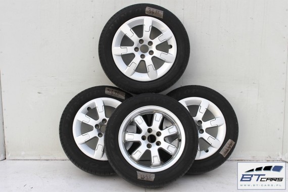 VW POLO FELGI 15 cali OPONY LETNIE KOŁA felga 6R0601025E  5,5J*15H2 ET38 opona LATO Dunlop SP Sport 01 185/60/15  88H 6R, 6C