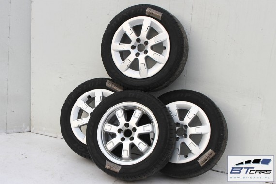 VW POLO FELGI 15 cali OPONY LETNIE KOŁA felga 6R0601025E  5,5J*15H2 ET38 opona LATO Dunlop SP Sport 01 185/60/15  88H 6R, 6C