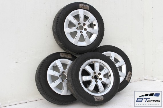 VW POLO FELGI 15 cali OPONY LETNIE KOŁA felga 6R0601025E  5,5J*15H2 ET38 opona LATO Dunlop SP Sport 01 185/60/15  88H 6R, 6C