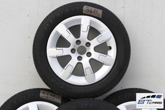 VW POLO FELGI 15 cali OPONY LETNIE KOŁA felga 6R0601025E  5,5J*15H2 ET38 opona LATO Dunlop SP Sport 01 185/60/15  88H 6R, 6C