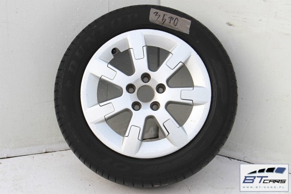 VW POLO FELGI 15 cali OPONY LETNIE KOŁA felga 6R0601025E  5,5J*15H2 ET38 opona LATO Dunlop SP Sport 01 185/60/15  88H 6R, 6C
