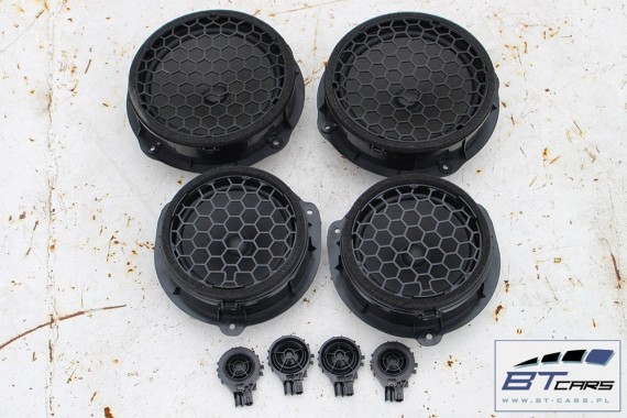 AUDI A3 SEDAN SPORTBACK GŁOŚNIKI 8V0035399 8V0035398 8V0035398A 8V4035411 8V0035415 KOMPLET 8V ZESTAW 8V0035399D 8V0035415