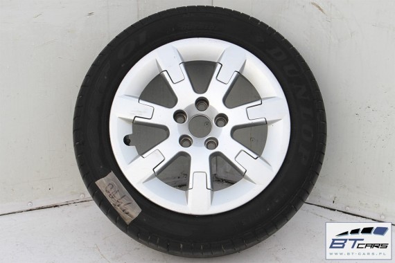 VW POLO FELGI 15 cali OPONY LETNIE KOŁA felga 6R0601025E  5,5J*15H2 ET38 opona LATO Dunlop SP Sport 01 185/60/15  88H 6R, 6C