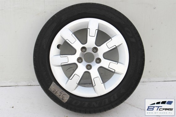 VW POLO FELGI 15 cali OPONY LETNIE KOŁA felga 6R0601025E  5,5J*15H2 ET38 opona LATO Dunlop SP Sport 01 185/60/15  88H 6R, 6C