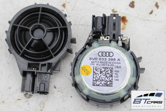AUDI A3 SEDAN SPORTBACK GŁOŚNIKI 8V0035399 8V0035398 8V0035398A 8V4035411 8V0035415 KOMPLET 8V ZESTAW 8V0035399D 8V0035415