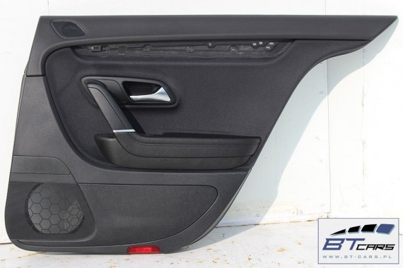 VW PASSAT CC KOMPLET BOCZKÓW DRZWIOWYCH BOCZEK BOCZKI DRZWI drzwiowe tapicerka 3C8 FL LIFT 2012- welur kolor czarny