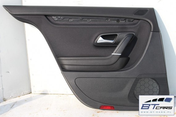 VW PASSAT CC KOMPLET BOCZKÓW DRZWIOWYCH BOCZEK BOCZKI DRZWI drzwiowe tapicerka 3C8 FL LIFT 2012- welur kolor czarny
