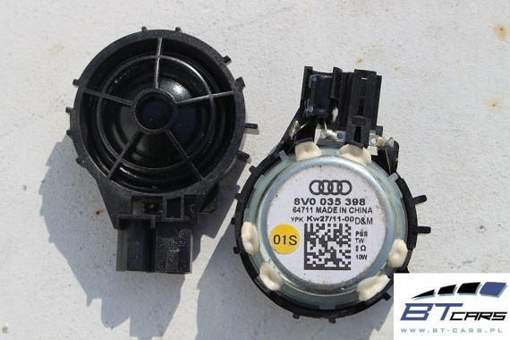 AUDI A3 SEDAN SPORTBACK GŁOŚNIKI 8V0035399 8V0035398 8V0035398A 8V4035411 8V0035415 KOMPLET 8V ZESTAW 8V0035399D 8V0035415