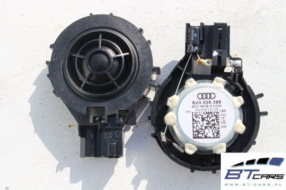 AUDI A3 SEDAN SPORTBACK GŁOŚNIKI 8V0035399 8V0035398 8V0035398A 8V4035411 8V0035415 KOMPLET 8V ZESTAW 8V0035399D 8V0035415