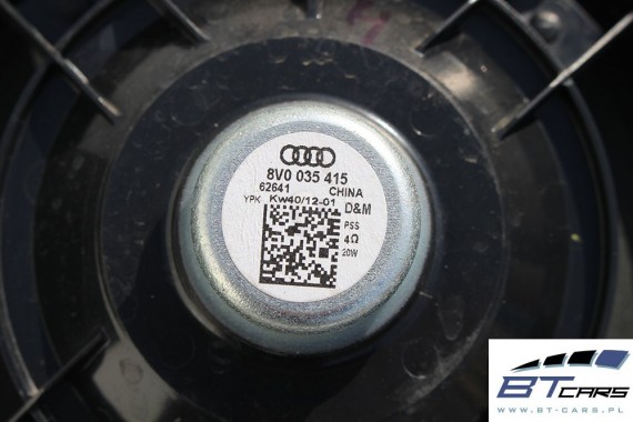 AUDI A3 SEDAN SPORTBACK GŁOŚNIKI 8V0035399 8V0035398 8V0035398A 8V4035411 8V0035415 KOMPLET 8V ZESTAW 8V0035399D 8V0035415
