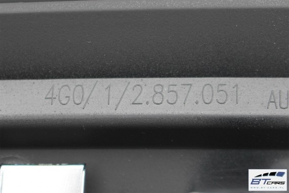 AUDI A6 S6 WYKOŃCZENIE LISTWA KONSOLI 4G0857051 4G0 857 051 4G1857051 4G2857051 4G0 857 051 4G1 857 051 4G2 857 051 6PS - czarny