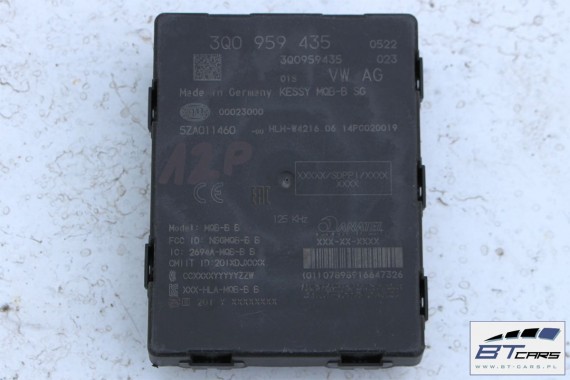 VW PASSAT B8 AUDI TT MODUŁ STEROWNIK KESSY 3Q0959435 3Q0959435B 3Q0 959 435 B Keyless 3Q0959435M 3Q0959435F 3Q0959435H 3Q0959435