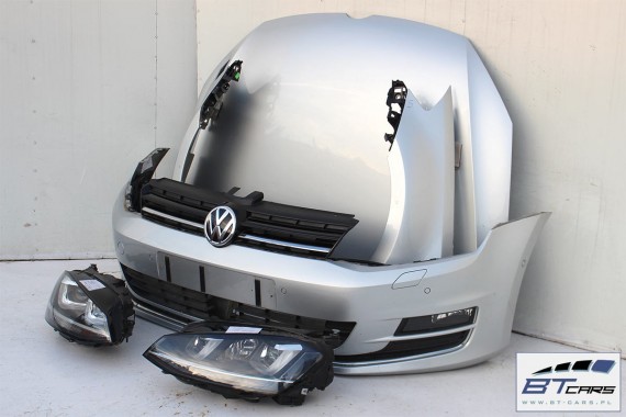 VW GOLF 7 VII PRZÓD maska błotniki zderzak pas przedni lampy wzmocnienie błotnik lampa Xenon LED LA7W Highline 5G