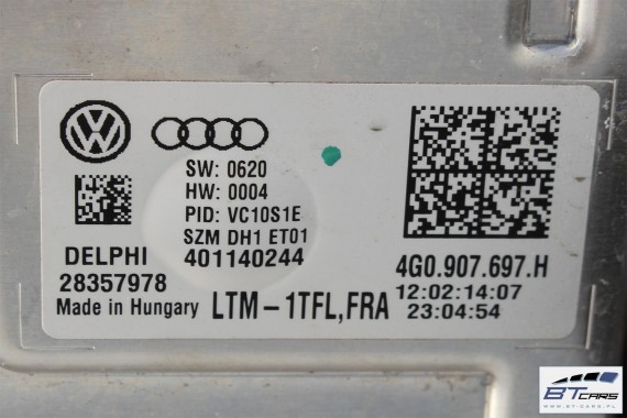 AUDI TT PRZÓD maska błotnik zderzak pas przedni wzmocnienie LY9T 8S 2015- Kolor: LY9T - czarny (mythsschwarz metallic)