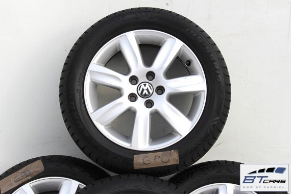 VW POLO FELGI 15 cali OPONY LETNIE KOŁA felga 6RU601025 6J*15H2 ET40 6RU601025 opona LATO Kama Euro-129 195/55/15 85H 6RU601025