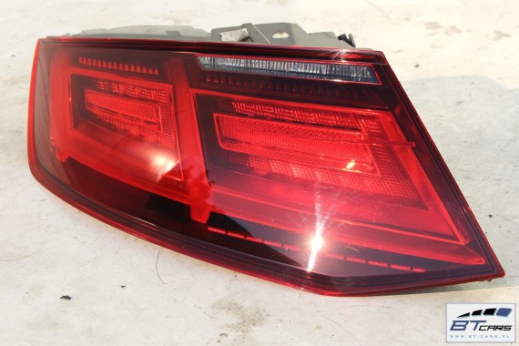 AUDI TT TYŁ ZDERZAK tylny + KLAPA BAGAŻNIKA + LAMPY lampa Led 8S LY9T  8S8827025 8S8827025A 8S0807067 8S0807511 8S0807521