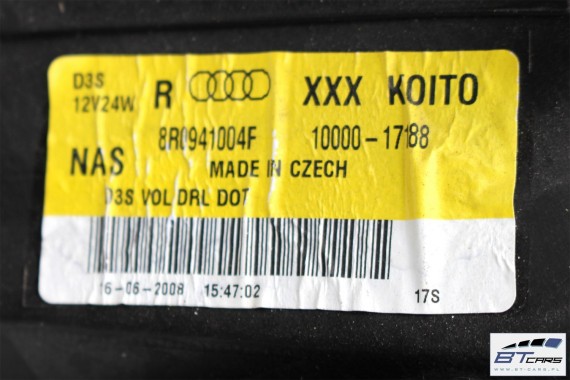 AUDI Q5 8R KOMPLETNY PRZÓD maska błotniki zderzak pas przedni lampy wzmocnienie błotnik lampa Xenon led