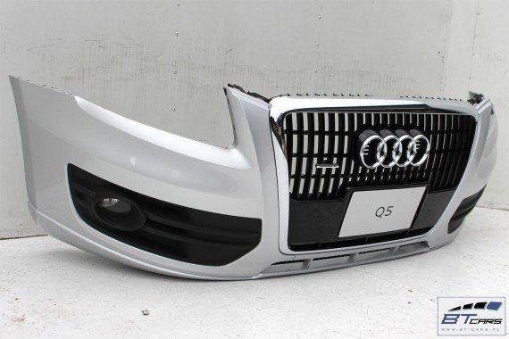 AUDI Q5 KOMPLETNY PRZÓD maska błotniki zderzak pas przedni lampy wzmocnienie błotnik 8R Kolor srebrny 3.2 FSi