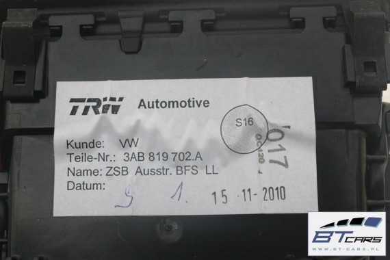 VW PASSAT B7 CC WLOTY KRATKI NAWIEWU 3AB819728A 3AB819701A 3AB819702A 3AB 819 701 wlot powietrza 3AB819728 3AB819701 3AB819702