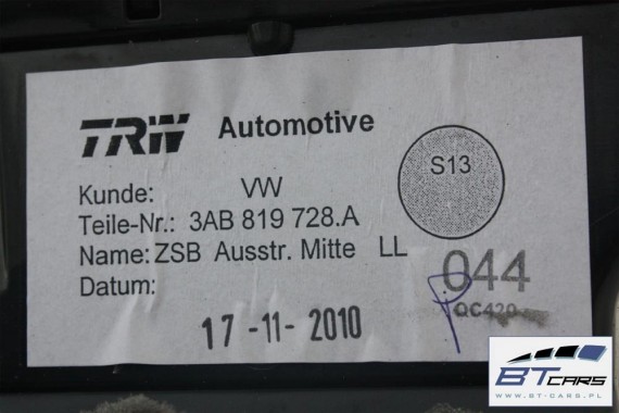 VW PASSAT B7 CC WLOTY KRATKI NAWIEWU 3AB819728A 3AB819701A 3AB819702A 3AB 819 701 wlot powietrza 3AB819728 3AB819701 3AB819702