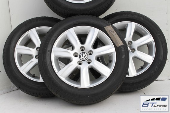 VW POLO FELGI 15 OPONY LETNIE KOŁA felga 6R0601025D 6J*15H2 ET40 opona LATO Dunlop SP Sport 01 A/S 185/60/15 88H 6R, 6C