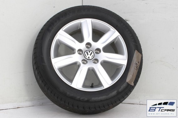 VW POLO FELGI 15 OPONY LETNIE KOŁA felga 6R0601025D 6J*15H2 ET40 opona LATO Dunlop SP Sport 01 A/S 185/60/15 88H 6R, 6C