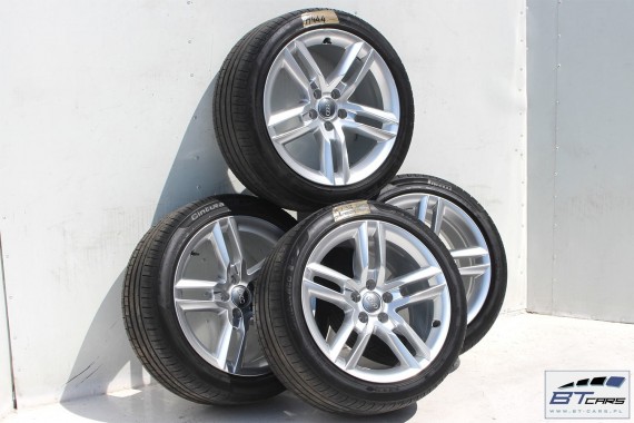 AUDI A4 A5 FELGI 18 cali 8T0601025CC KOŁA + OPONY LETNIE felga 6,5J*18H2 ET29 opona LATO Pirelli Cinturato P7 245/40/18 97Y  8T