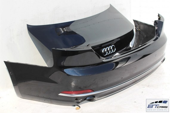 AUDI A5 TYŁ ZDERZAK TYLNY + KLAPA BAGAŻNIKA 8W6 8W F5 Kolor: A2A2 LY9B - brylantowy czarny Coupe