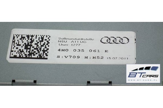 AUDI A8 ZESTAW 3G CZYTNIK + MONITOR PANEL 4H0035670J 4H0919604D 4H1919600H 4H0035061C 4H0035108C 4H0035670 4H0919604 4H0035061