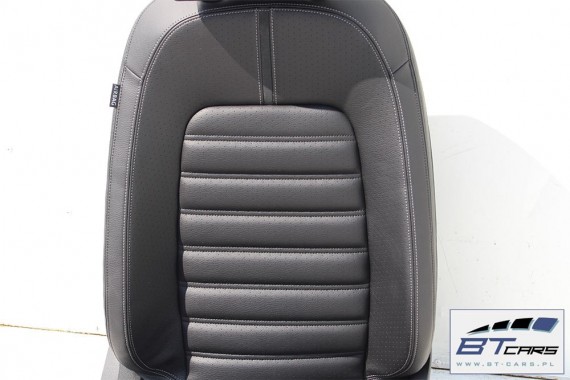 VW PASSAT CC FOTELE KOMPLET FOTELI siedzeń siedzenia fotel tapicerka skóra kolor czarny 3C8 USA