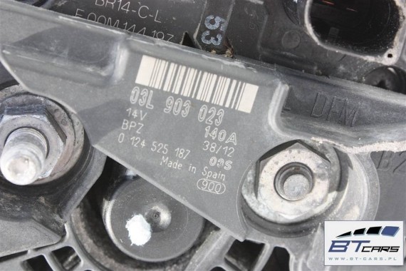 VW AUDI SKODA SEAT ALTERNATOR 03L903023 03L 903 023 03L903023X 03L903024 14V 140A 140A BOSCH 124525187 0124525187 03L903023A