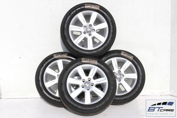 VW POLO FELGI 15 OPONY KOŁA felga 6R0601025D 6J*15H2 ET40 6R0 601 025 D opona Dunlop SP Sport 01 A/S  185/60/15 88H 6R, 6C