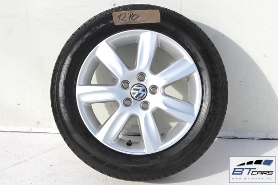 VW POLO FELGI 15 OPONY KOŁA felga 6R0601025D 6J*15H2 ET40 6R0 601 025 D opona Dunlop SP Sport 01 A/S  185/60/15 88H 6R, 6C